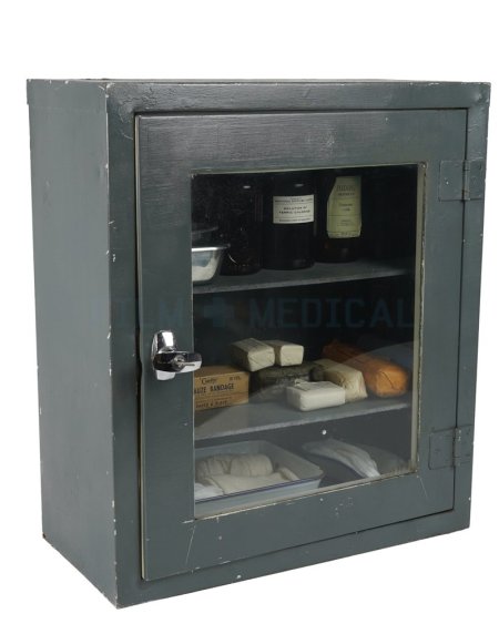 Glass Front Period Cabinet 